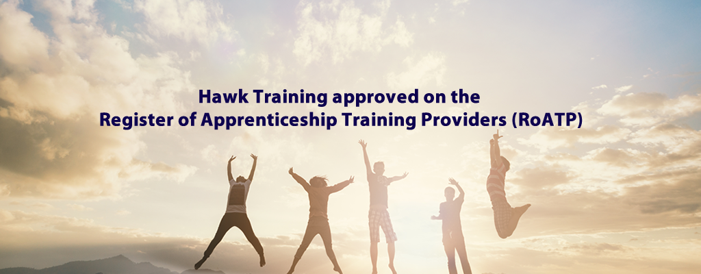 Hawk Training approved on the Register of Apprenticeship Training