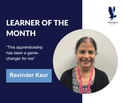 Learner of the Month Ravinder Kaur